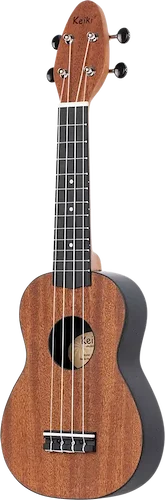 Keiki® K2 Series Soprano Left-Handed Ukulele Pack - Includes: Tuner, Picks, Strap & Tote Bag