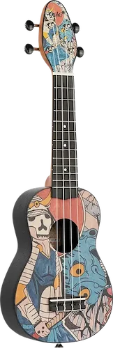 Keiki® K2 Series Soprano Ukulele Pack - Includes: Tuner, Picks, Strap & Tote Bag