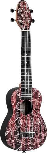 Keiki® K2 Series Super Scale Concert-Soprano Ukulele Pack - Includes: Tuner, Picks, Strap & Tote Bag