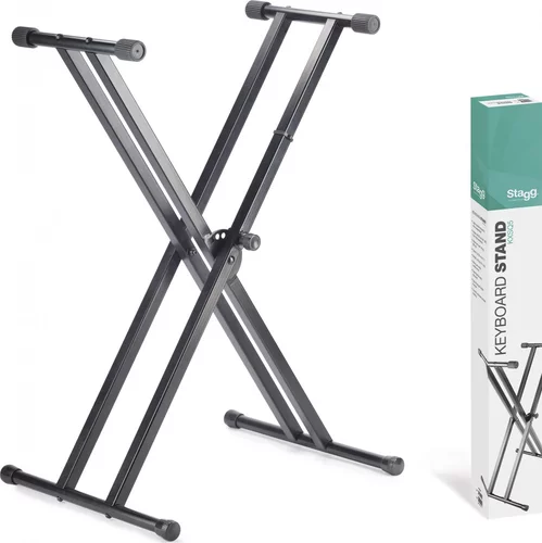 Double Braced X-style Keyboard Stand - To Be Assembled