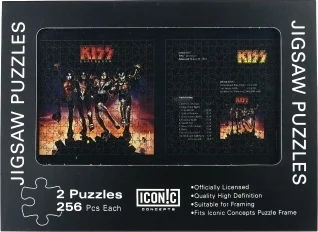 Kiss: Destroyer - Dual Pack Puzzle - Double Puzzle Set in Tin Box