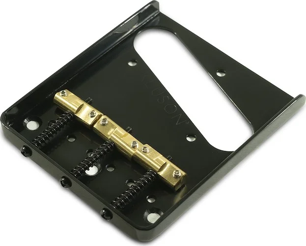 Kluson Hybrid Replacement Bridge For Fender American Standard Telecaster Steel With Intonated Brass 