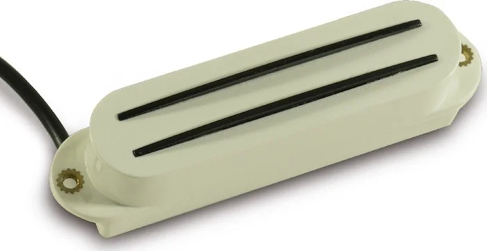 Kluson Icon Twin Blade Humbucker Pickup in Single Coil Case Hot White