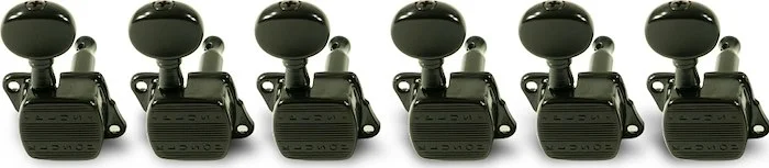 Kluson Plus Series 6 In Line Tuning Machines Black