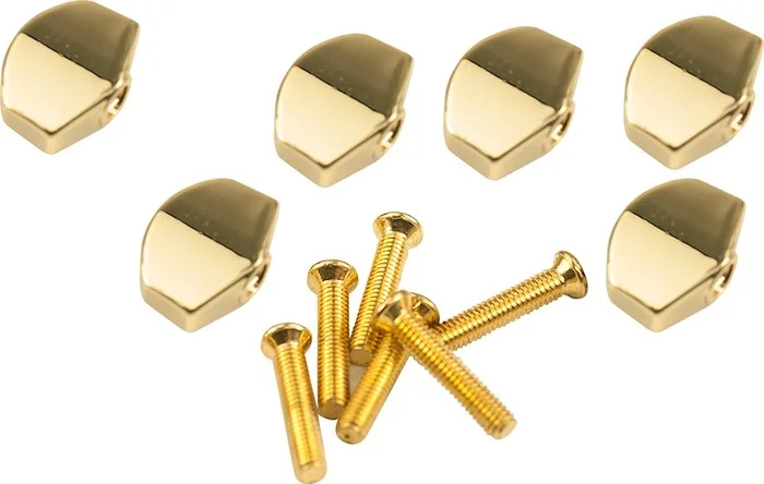 Kluson Replacement Button Set For Contemporary Diecast Series Tuning Machines Small Traditional Gold