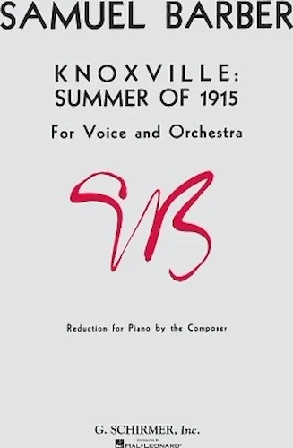 Knoxville: Summer of 1915