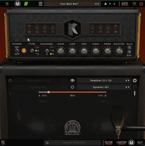 Kuassa Amplifikation Rectifor (Download)<br>High gain tone amp simulator