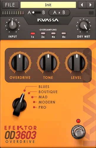 Kuassa Efektor OD3603 Overdrive (Download) <br>Overdrive FX Engine