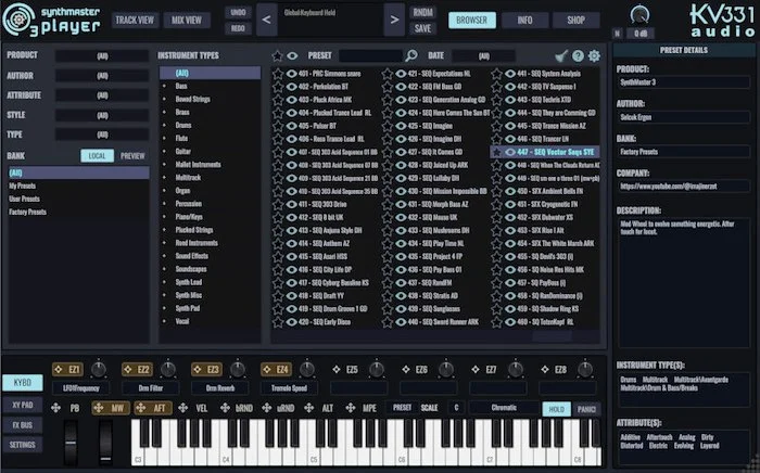 KV331 SynthMaster 3 Player < SynthMaster One Upg	 (Download) <br>