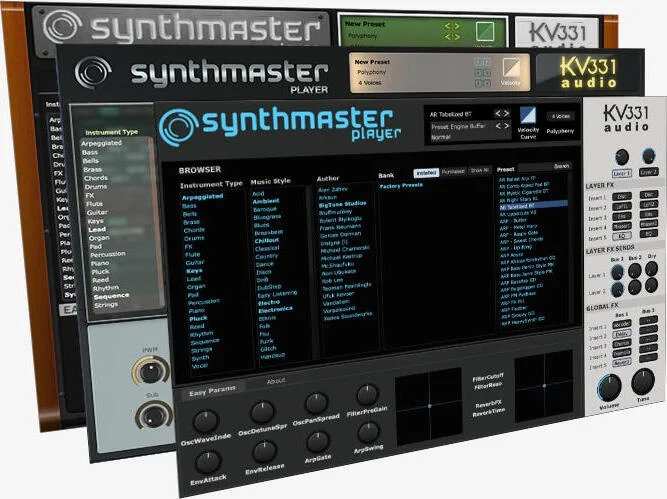 KV331 SynthMaster Player (Download) <br>Jumpstart your music production career with ease