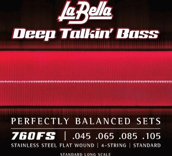 LABELLA FLAT WOUND BASS SET 45-105