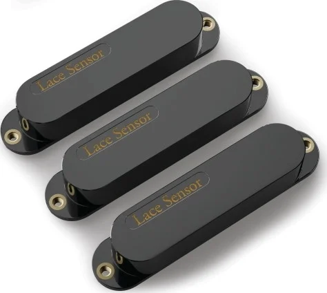 Lace Sensor - Gold 3-Pack S/S/S - Black Covers
