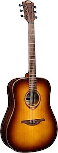 LAG T118D-BRS Tramontane Dreadnought Acoustic Guitar. Brown Shadow