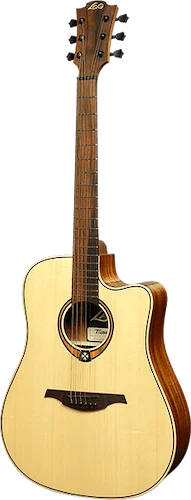 LAG T88DCE Tramontane Dreadnought Cutaway Acoustic-Electric Guitar 