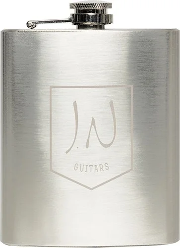 Large matt stainless steel flask