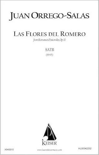 Las Flores Del Romero (from Romances Pastorales, Op. 10)