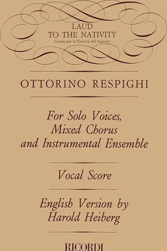 Lauda per la Nativita del Signore (Laud to the Nativity)