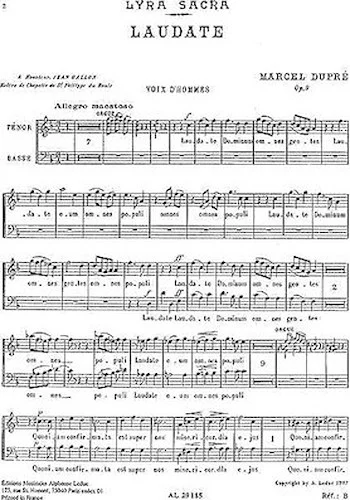 Laudate Dominum Op. 9 No.4 (tb Chorus Parts)