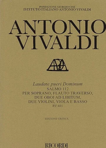 Laudate pueri Dominum RV601 - Critical Edition Score