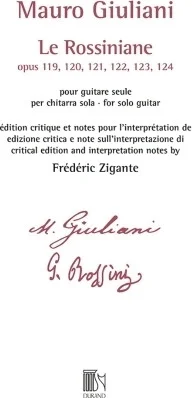 Le Rossiniane Op. 120, 121, 122, 123, 124 - for Solo Guitar