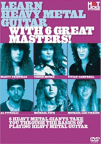 Learn Heavy Metal Guitar with 6 Great Masters!