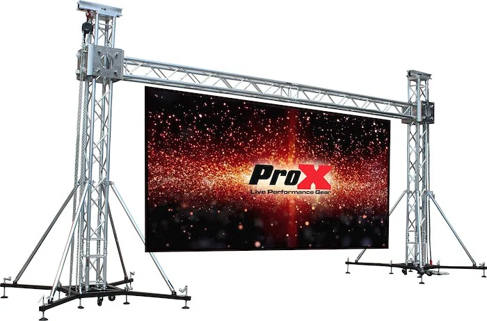 LED Screen Display Panel Video Fly Wall Truss Ground Support System 20'W x 23'H Outdoor w/ Hoist