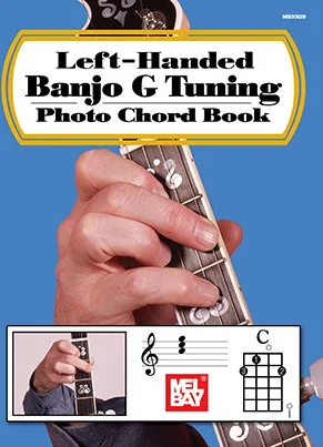 Left-Handed Banjo G Tuning Photo Chord Book