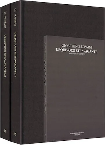 L'equivoco stravagante Critical Edition Full Score, 2 hardbound editions with commentary - S1/V3 - Subscriber price within a subscription to the series: $261.00