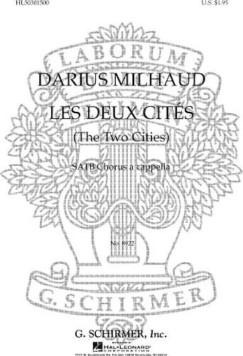Les Deux Cites  The Two Cities  A Cappella  French English