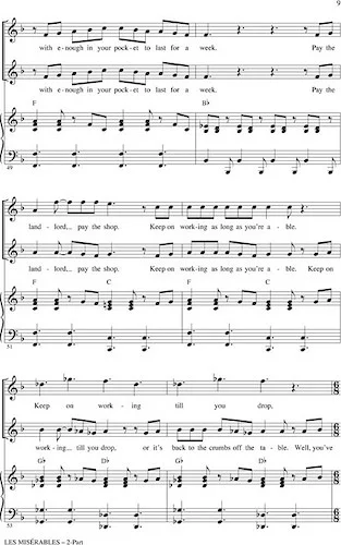 Les Miserables - Choral Selections from the Movie