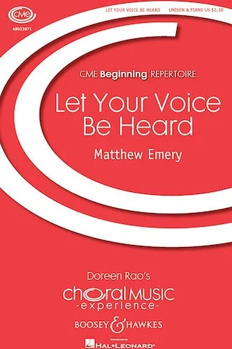 Let Your Voice Be Heard - CME Beginning Image