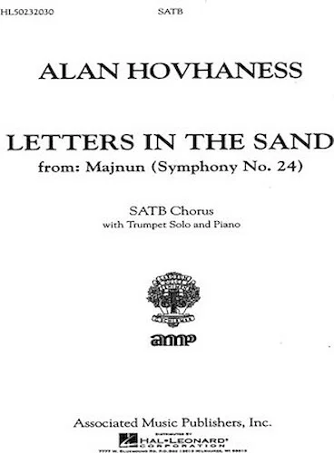 Letters In The Sand From Majnun Symph 24 With Trumpet Solo And Piano