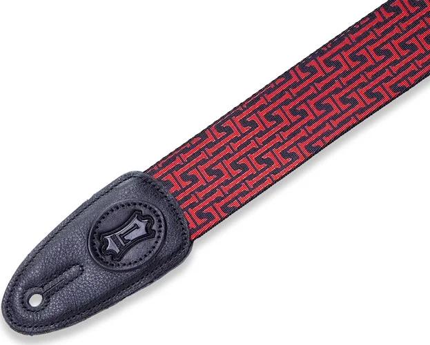 Levy's 2" wide printed polyester guitar strap