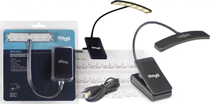 Multipurpose clip-on and free-standing lamp Image