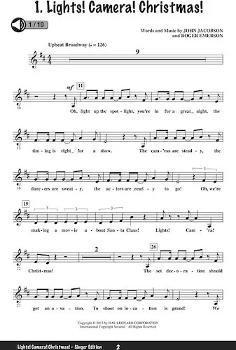 Lights! Camera! Christmas! - A Blockbuster Musical for Young Voices