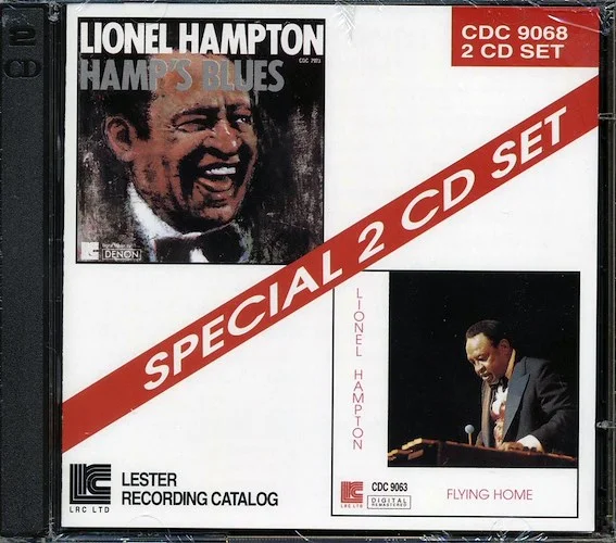 Lionel Hampton - Hamp's Blues + Flying Home (2 albums on 2 CDs) (21 tracks) (2xCD)