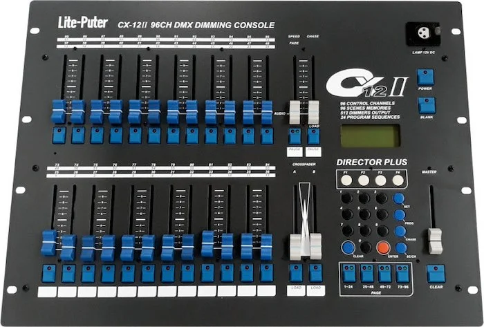 Lite-Puter 96-Channel DMX Lighting Console (CX-12I