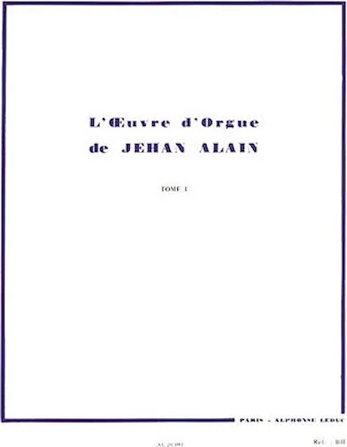 L'oeuvre D'orgue - Tome 1