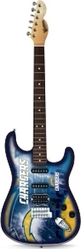 Los Angeles Chargers Northender Guitar Image