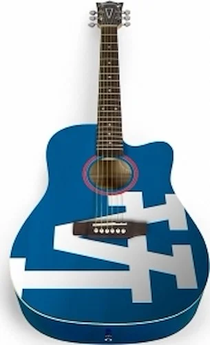 Los Angeles Dodgers Acoustic Guitar