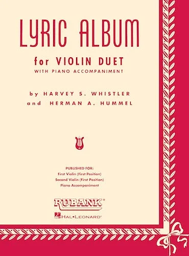 Lyric Album - Violin Duet Collection (with Piano)