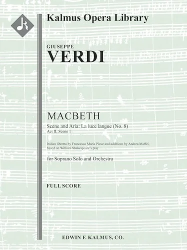 Macbeth: Act II, Sc. 1 Aria: La luce langue (No. 8)<br>