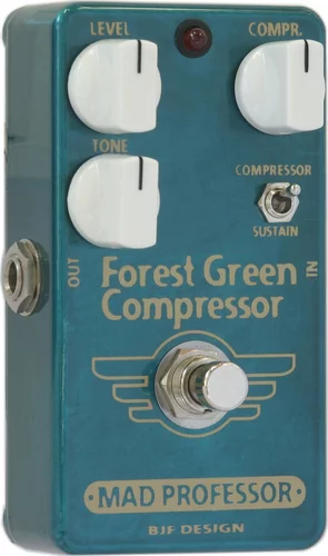 Mad Professor Forest Green Compressor Hand Wired Guitar Effects Pedal. Made in Finland
