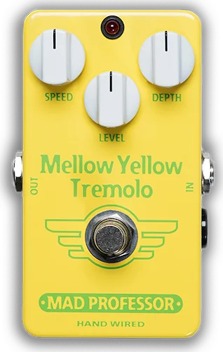 Mad Professor Mellow Yellow Tremolo Hand Wired Guitar Effects Pedal. Made in Finland