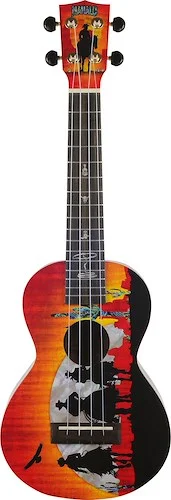 Mahalo MA2WW Artists Elite Series Concert Ukulele. Wild West Motiff