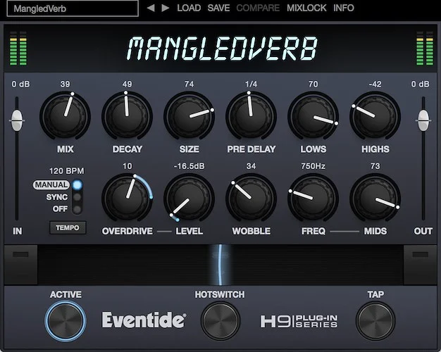 MangledVerb (Download)<br>Lush reverb with ripping distortion including Artist Presets