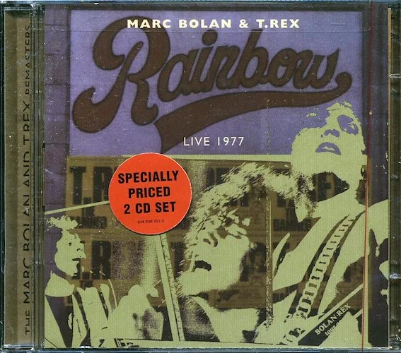Marc Bolan & T-Rex - Rainbow: Live 1977 (2xCD) (marked/ltd stock)