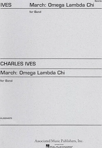 March Omega Lambda Chi - for Concert Band