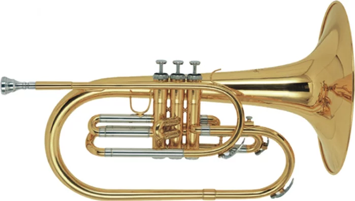 F Marching Mellophone, in case