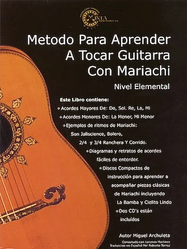 Mariachi Method for Guitar - Beginning Level * Spanish Edition